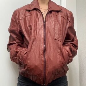 Men's Brown Leather Jacket